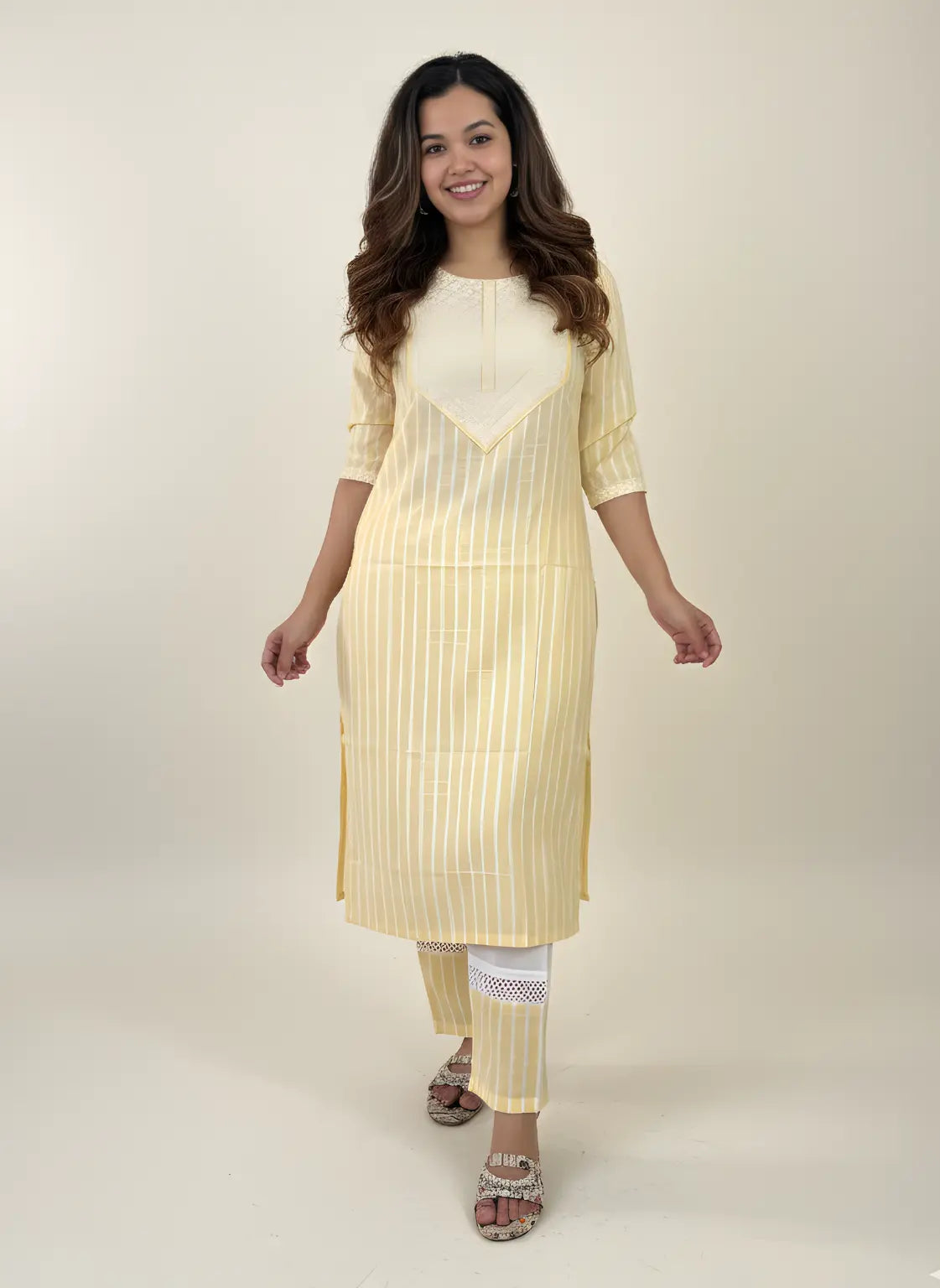 Sunshine Glow – Kurti Palazzo Set