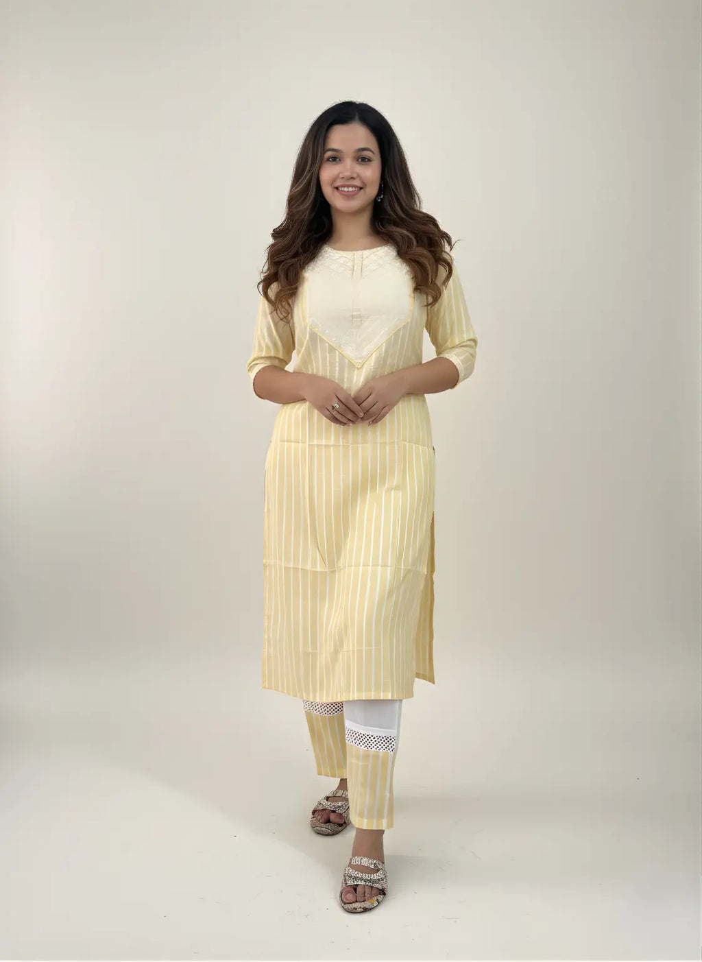 Sunshine Glow – Kurti Palazzo Set