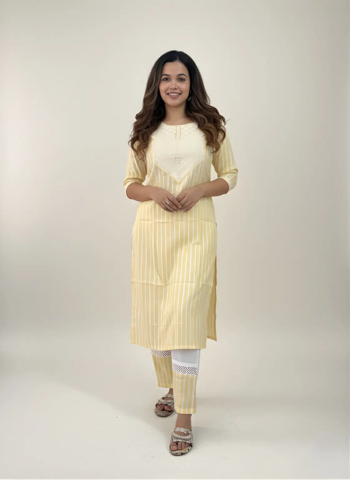 Sunshine Glow – Kurti Palazzo Set