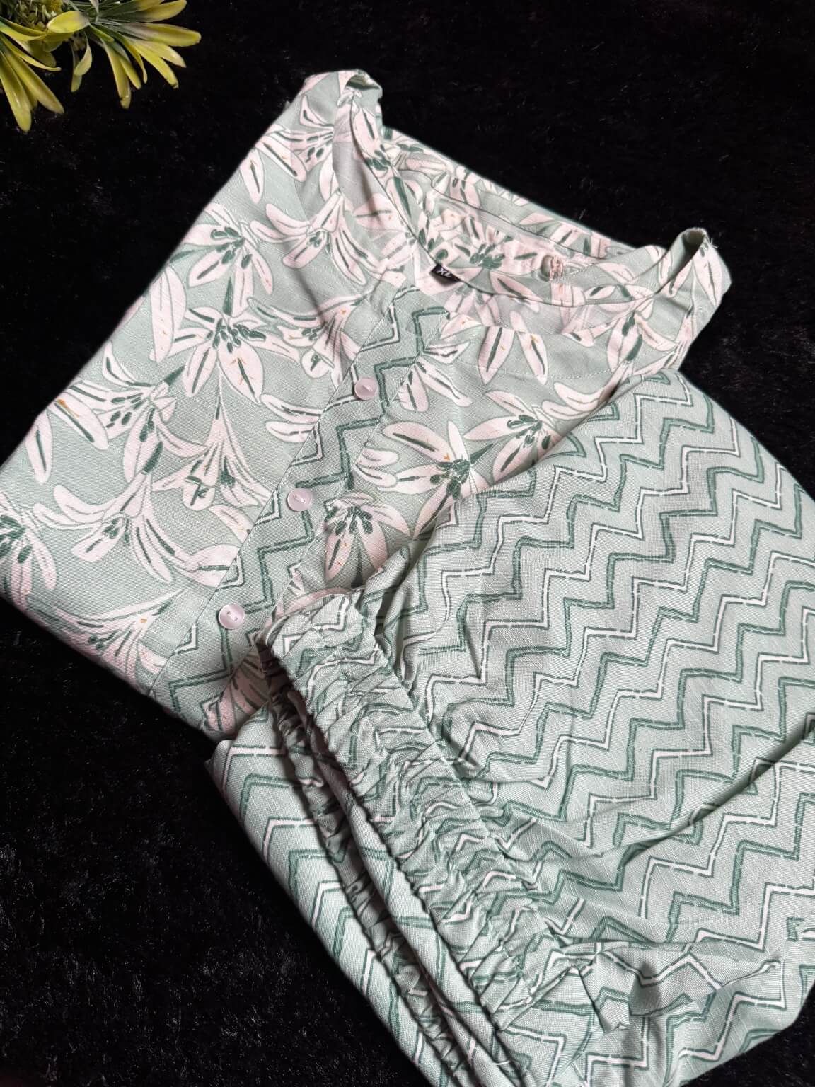 Mint Melody – Kurti Palazzo Set