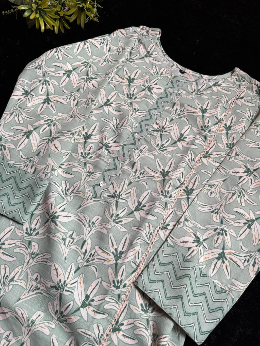 Mint Melody – Kurti Palazzo Set
