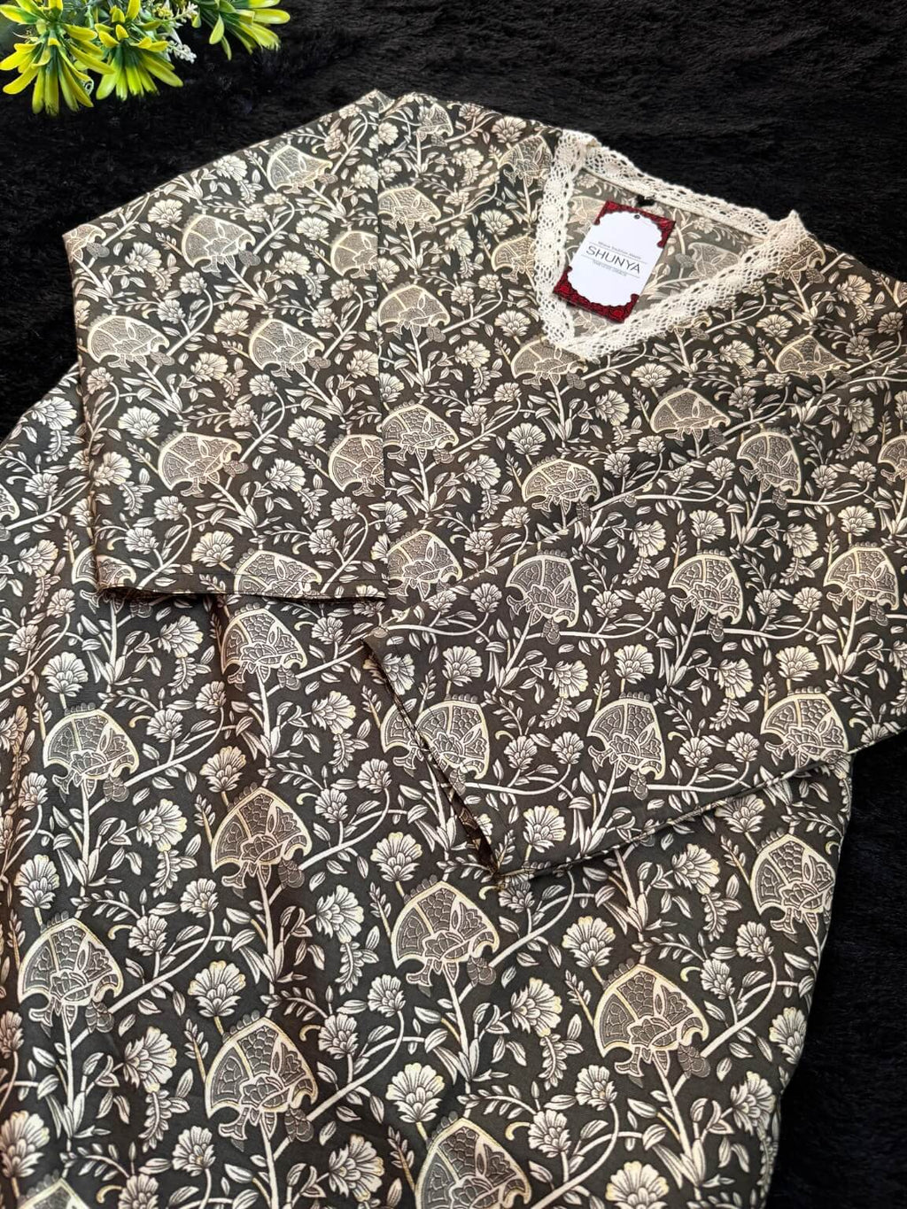 Olive Grace – Kurti Palazzo Set