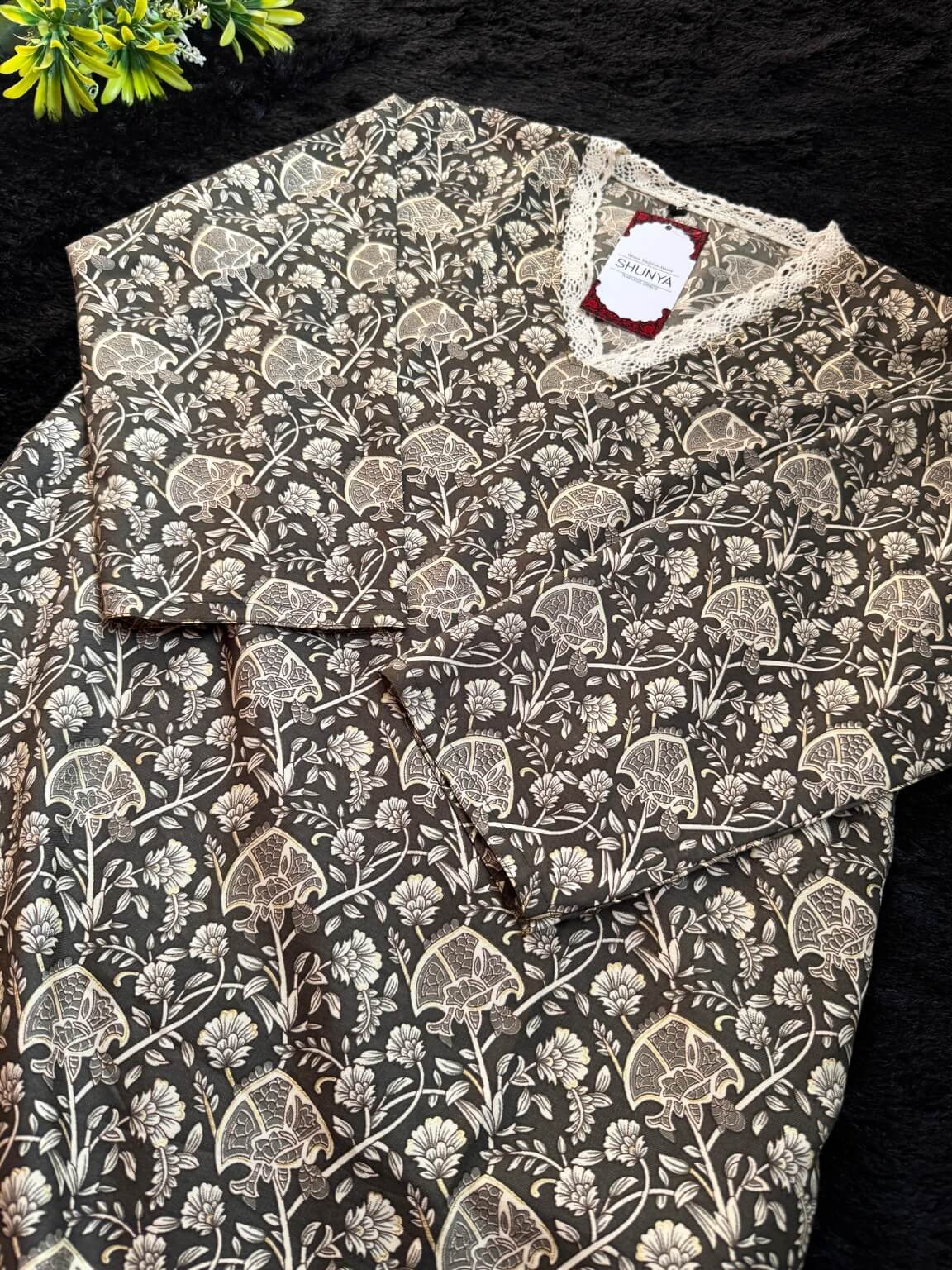 Olive Grace – Kurti Palazzo Set