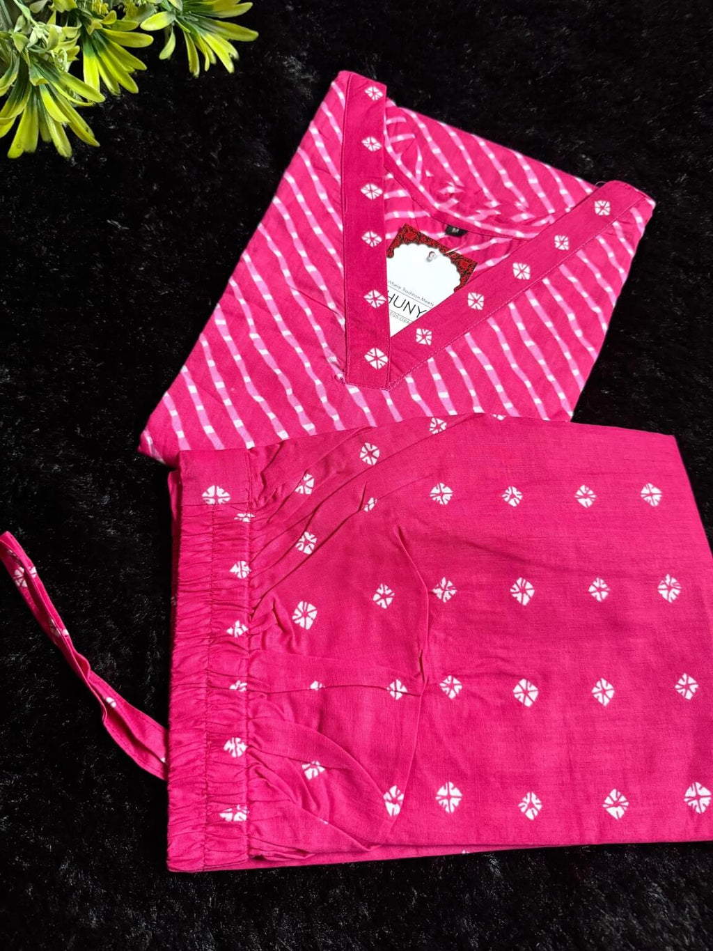 Gulabi Grace – Cotton Kurti Set