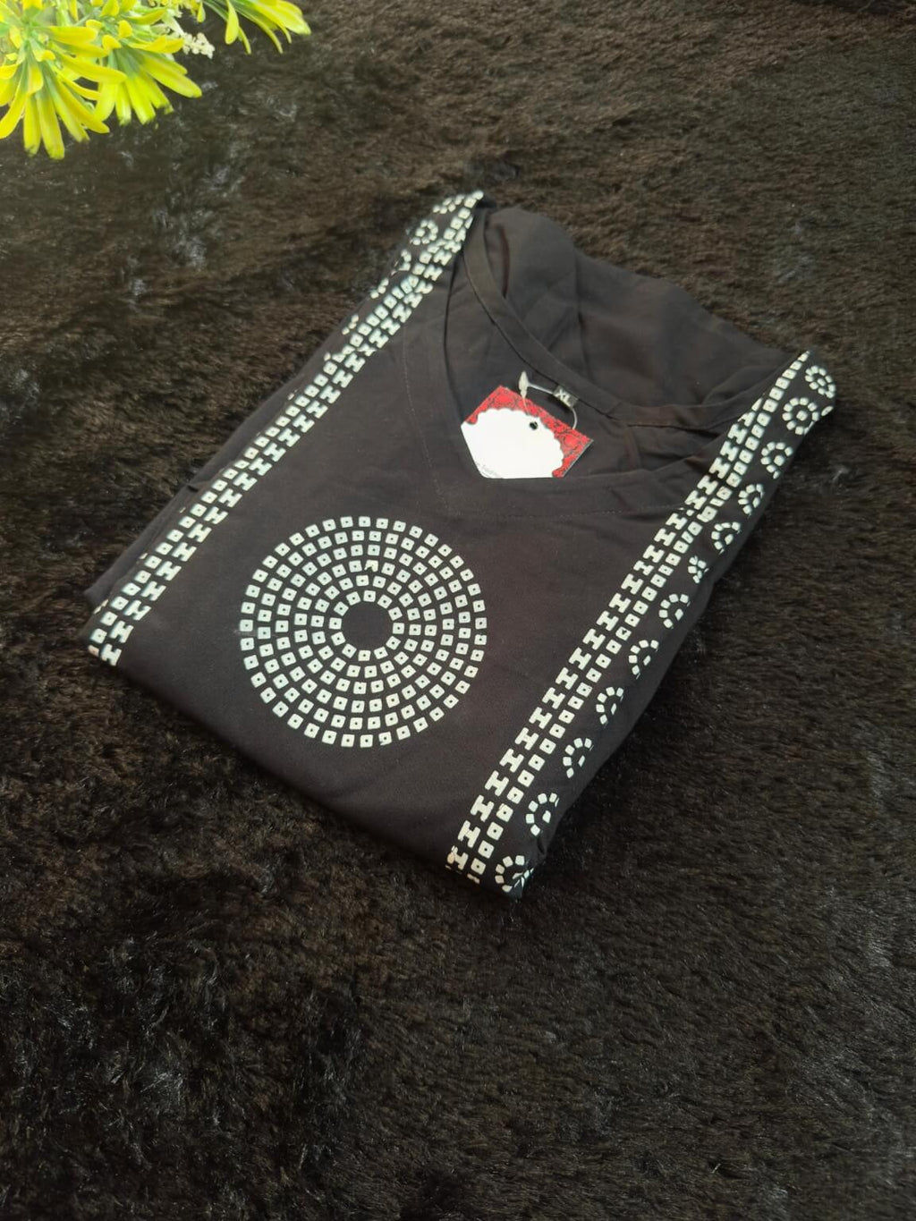 Noir Elegance – Kurti Palazzo Set